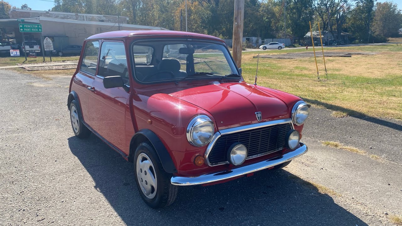 1995 Rover Mini Sprite start up, walk around and short drive