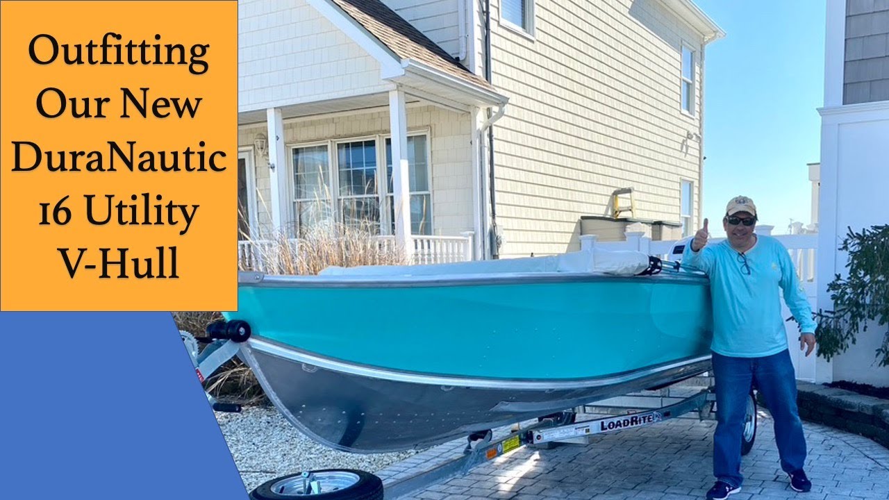 Duranautic 16ft V-Hull Utility Boat - Outfit Electronics and More Using SeaSucker System - No Holes!