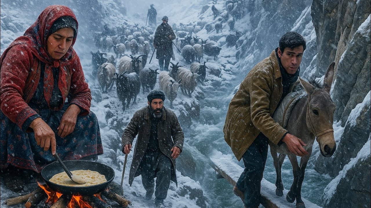 Los últimos nómadas de Irán: Cómo sobreviven al invierno extremo en aldeas aisladas