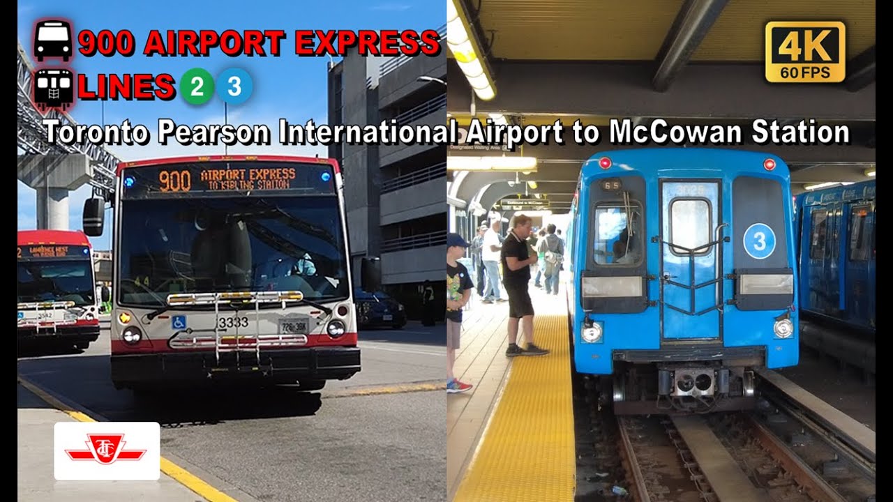 TTC POV Walk: Toronto Pearson International Airport to McCowan Station Via Kipling Station