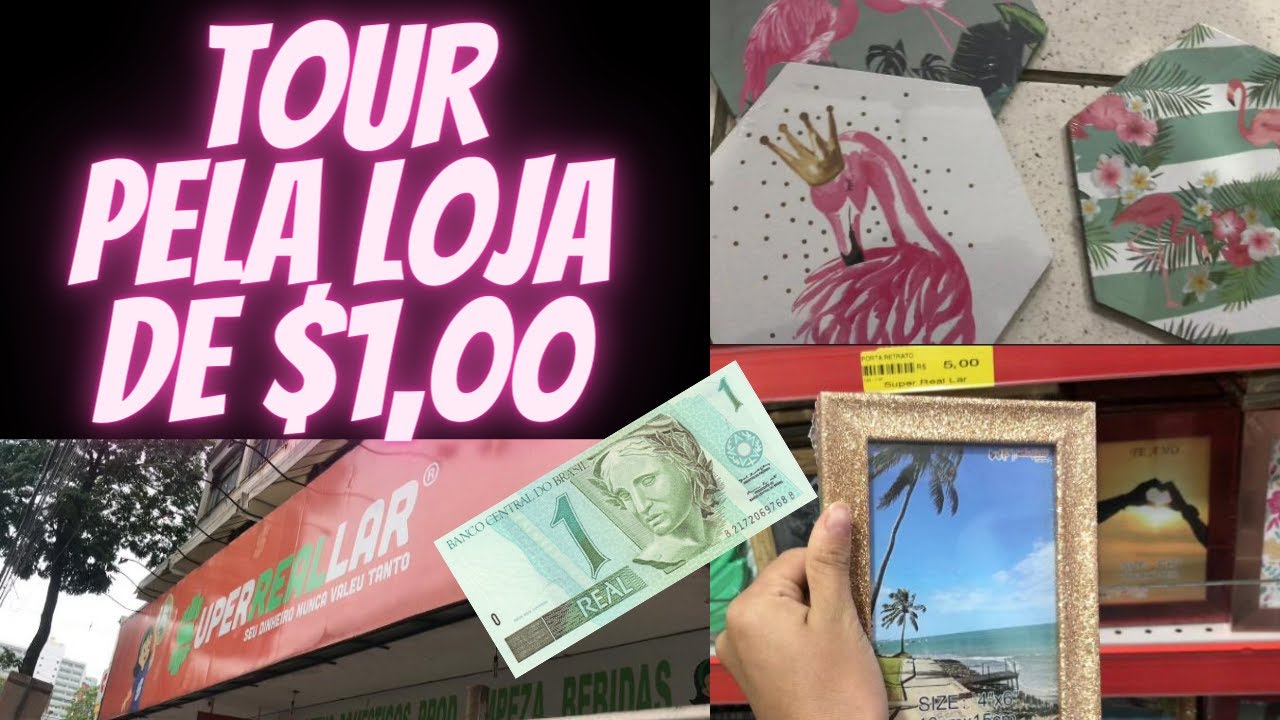 Tour pela loja de 1 real 🥰 muito baratoooo