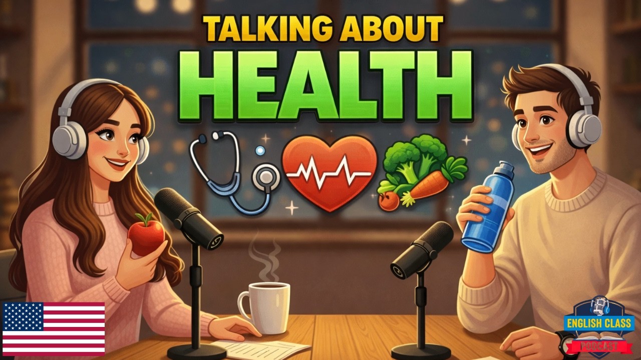 Talking About Health in English | Learn English with Podcast | English Podcast Conversation