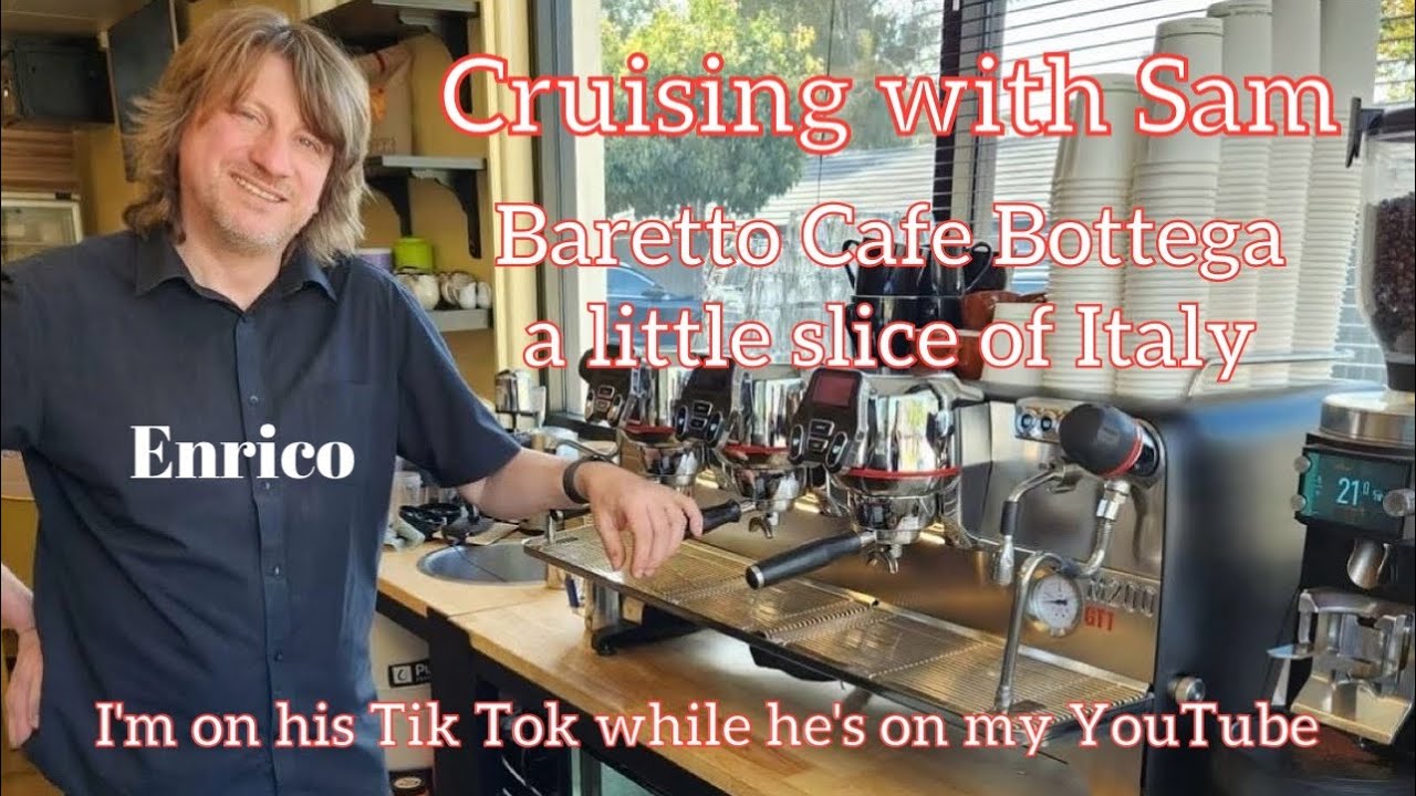Cruising with Sam, going to Baretto Cafe in Rostrevor, South Australia 