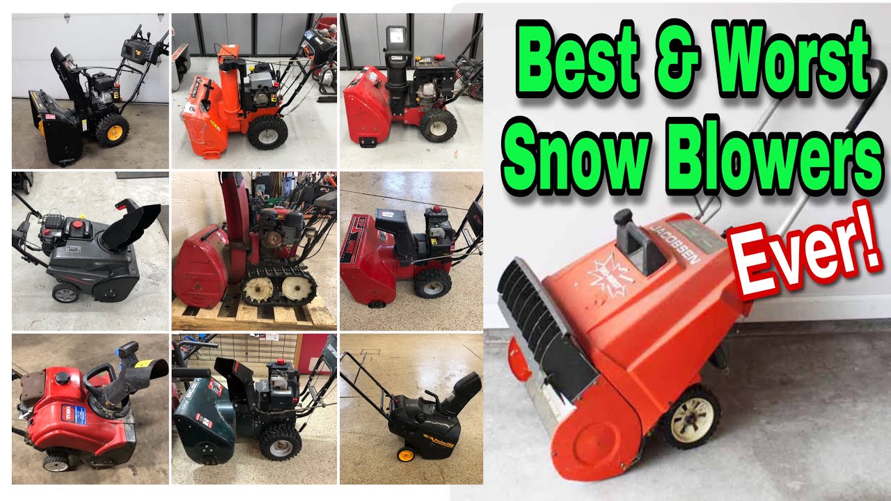 Crap to Quality - BEST & WORST Snow Blowers Ever Made!