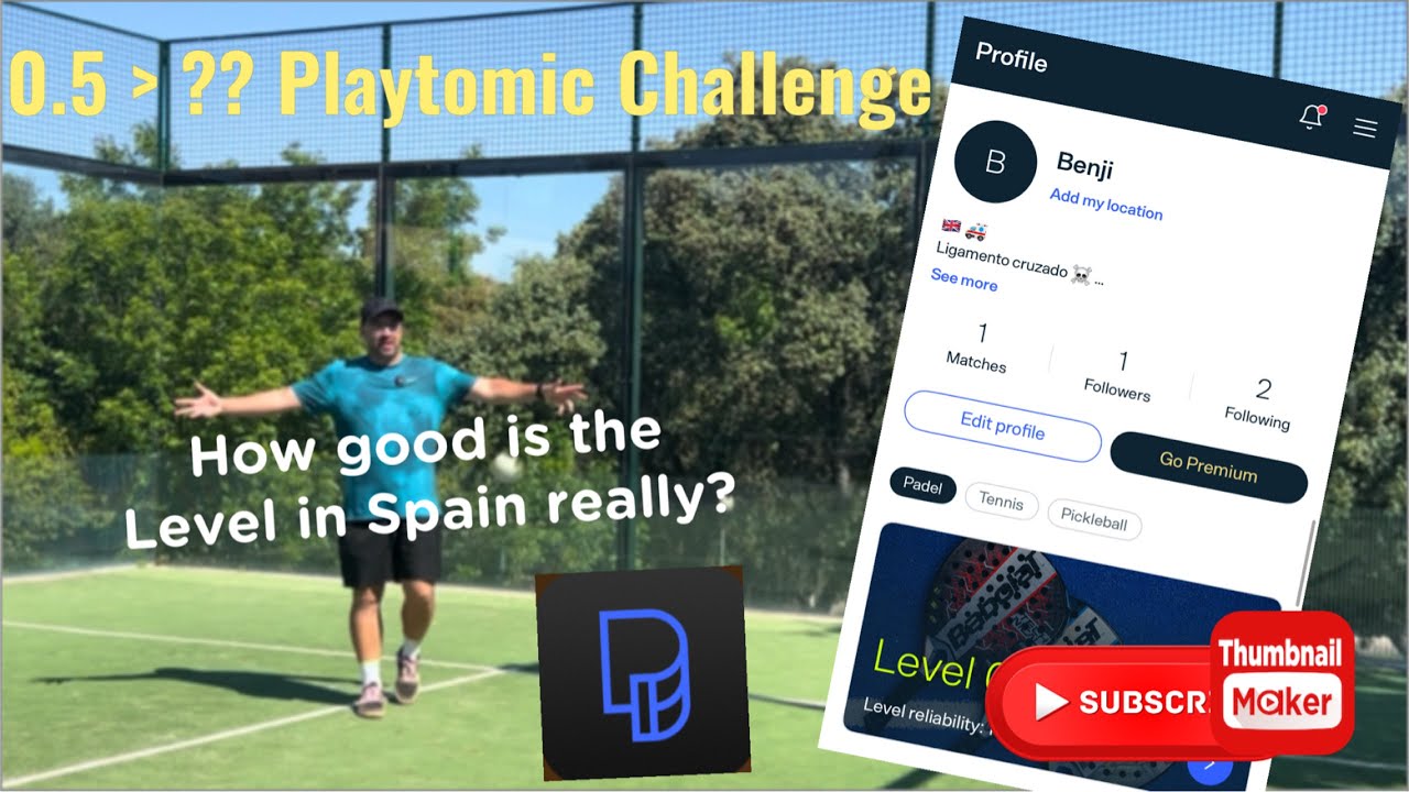 How good is Padel in Spain? PLAYTOMIC Padel Challenge - 0.5 to ?? PADEL MATCH IN MADRID.