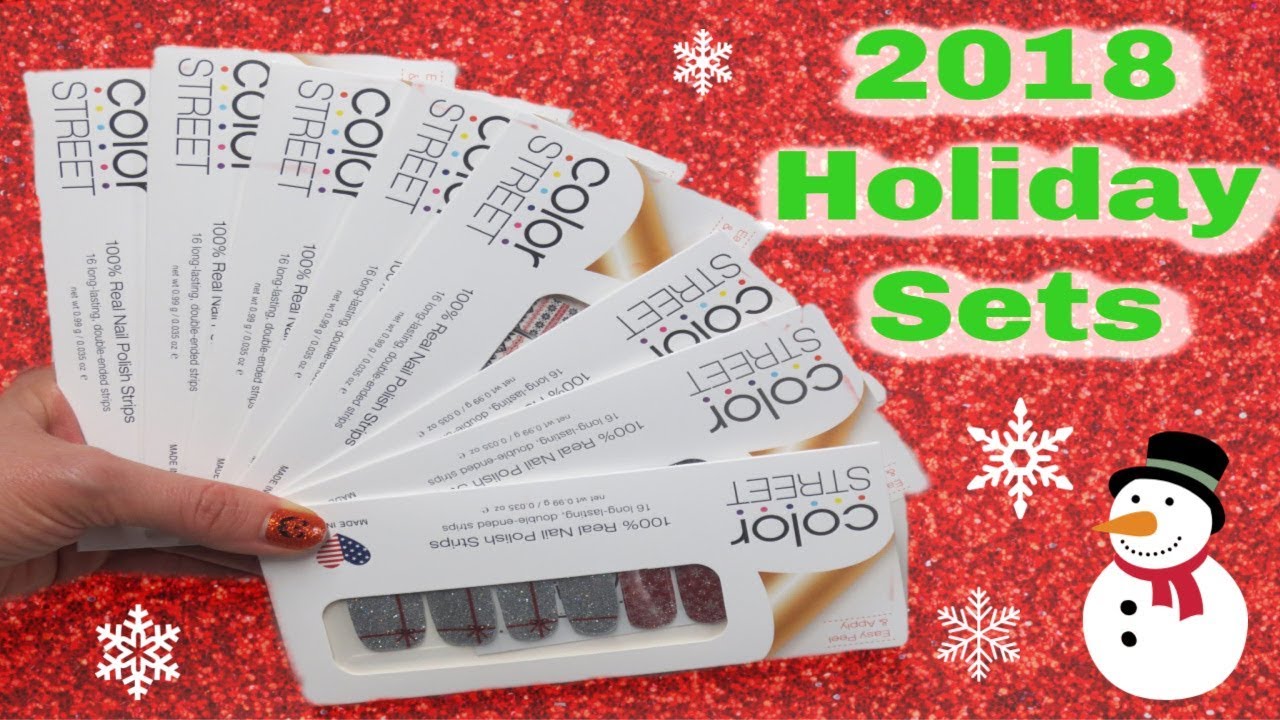 Color Street Unboxing - Holiday 2018 Collection!