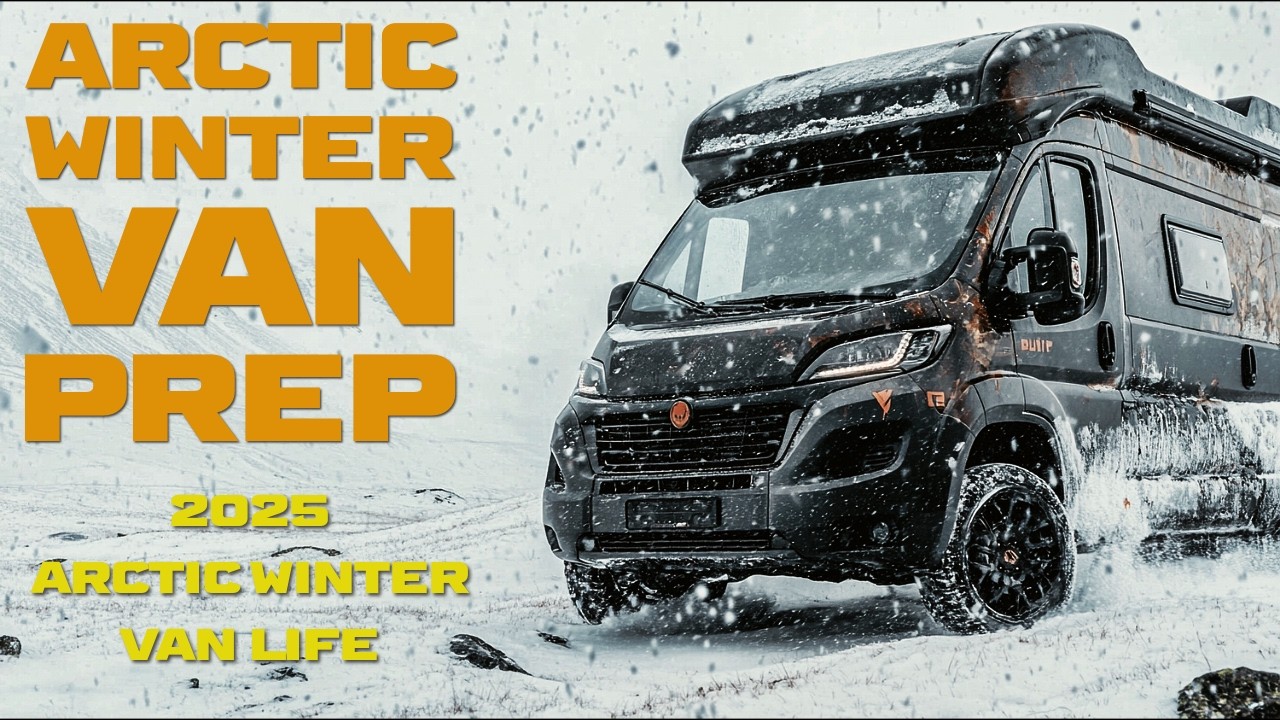 HOW TO WINTERIZE VAN for Arctic Survival in Blizzard, Snow Storm & Camping in Extreme Cold #howto