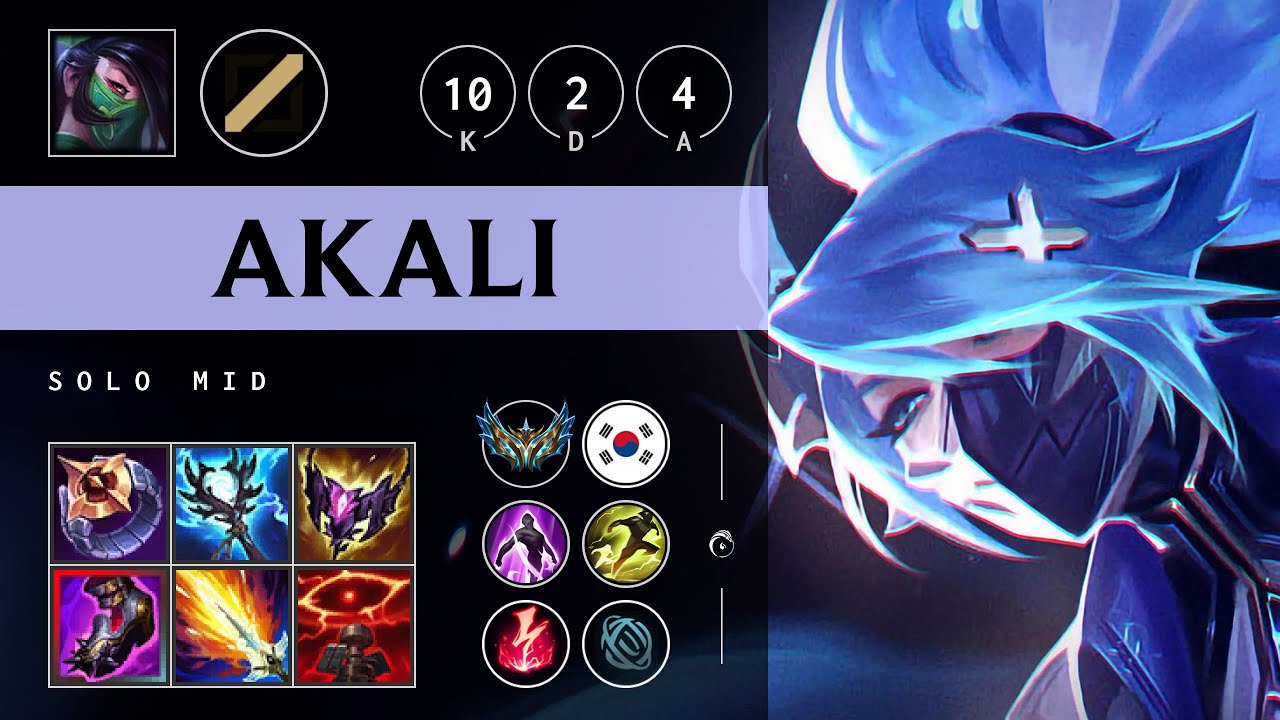 Akali Mid vs Yone - KR Challenger Patch 25.10