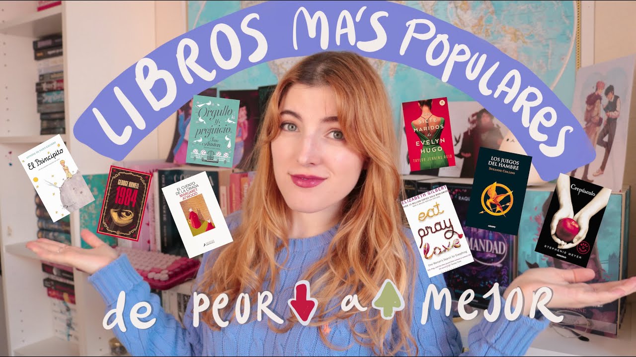 Los 51 Libros MÁS POPULARES de internet DE PEOR A MEJOR 📚 Top más reseñados de todos los tiempos