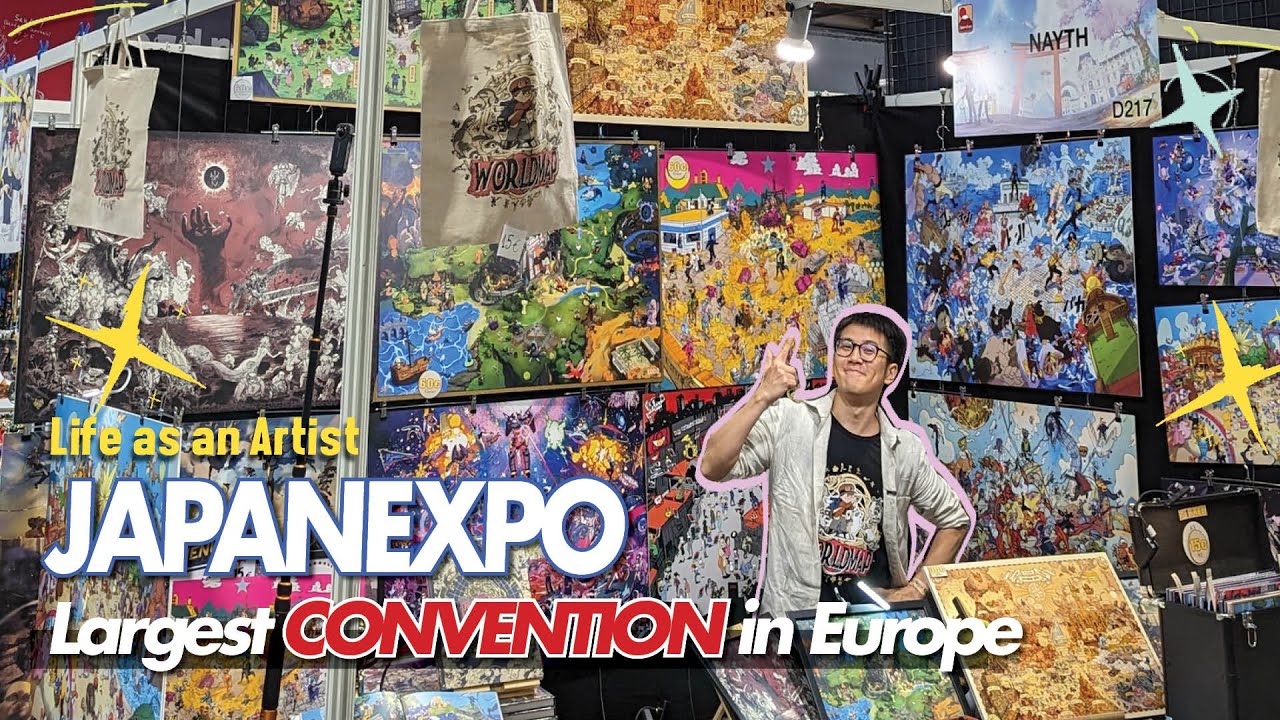 Artist Alley at Japan Expo Paris 2023 Europe largest anime convention