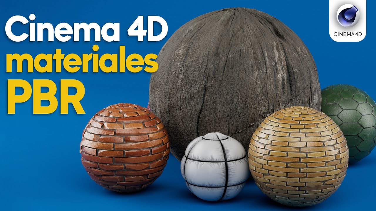 CURSO: Crear materiales PBR en Cinema 4D: ¡tutorial completo!