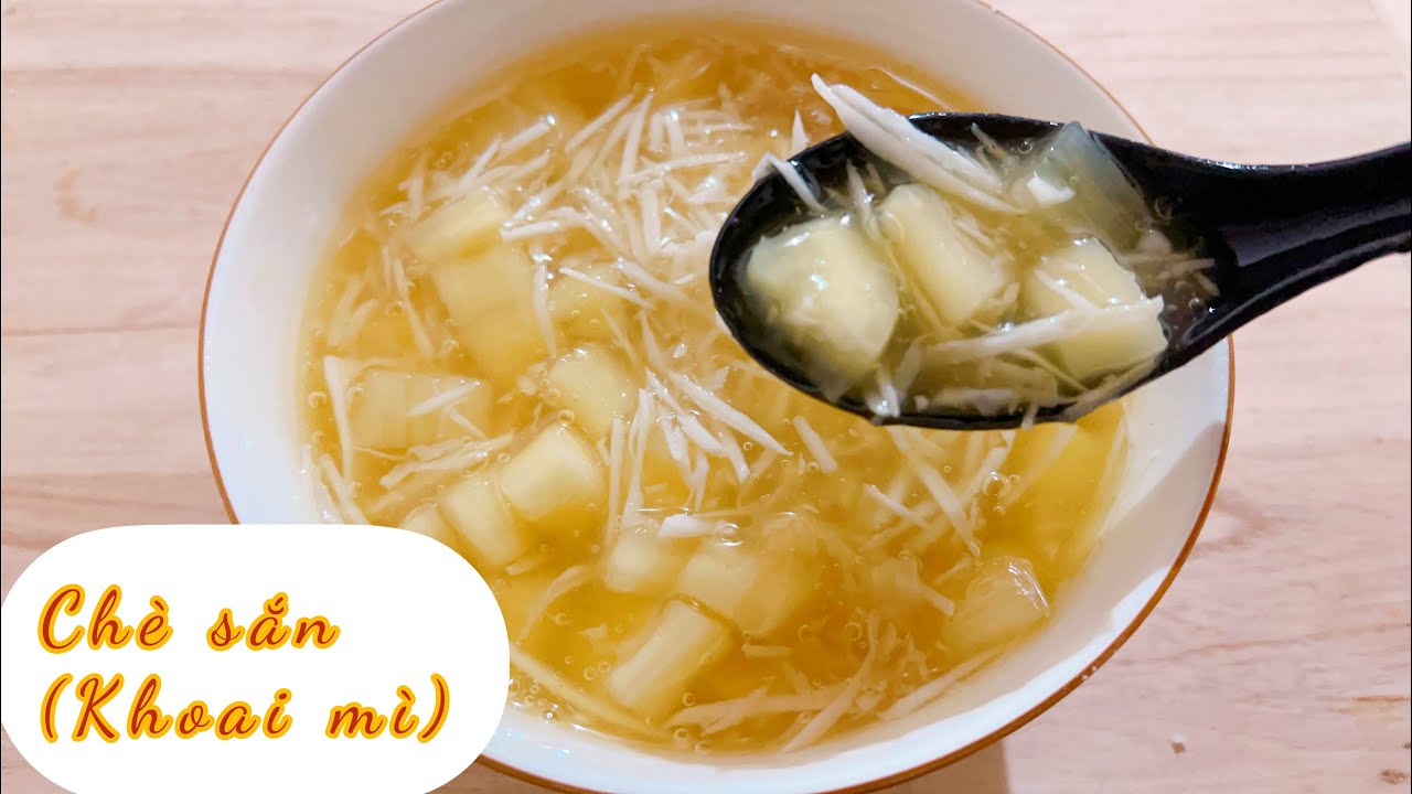 Cách nấu chè sắn nóng ngon bùi thanh mát ( khoai mì ) | Cảnh quê nhà tít