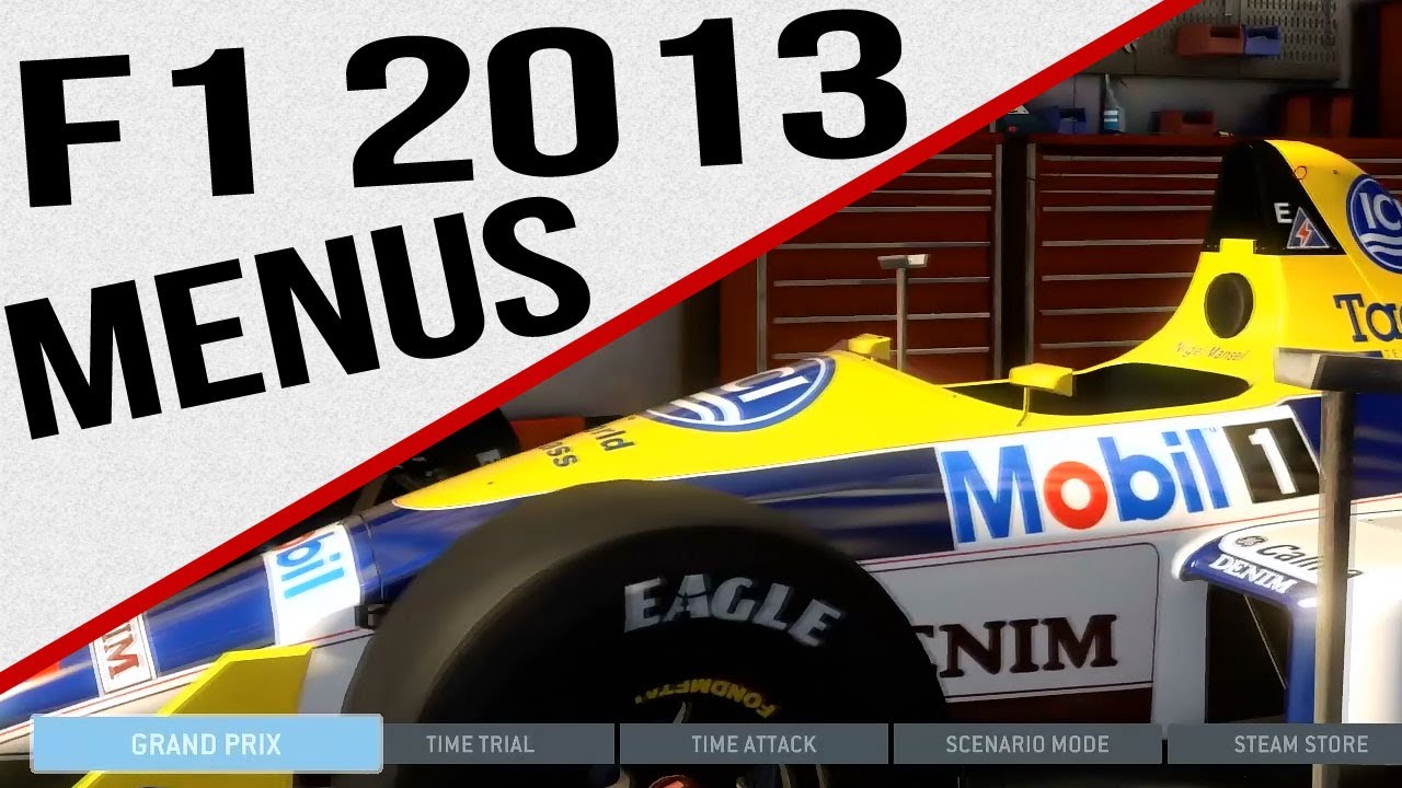 F1 2013 - Full Menu Analysis