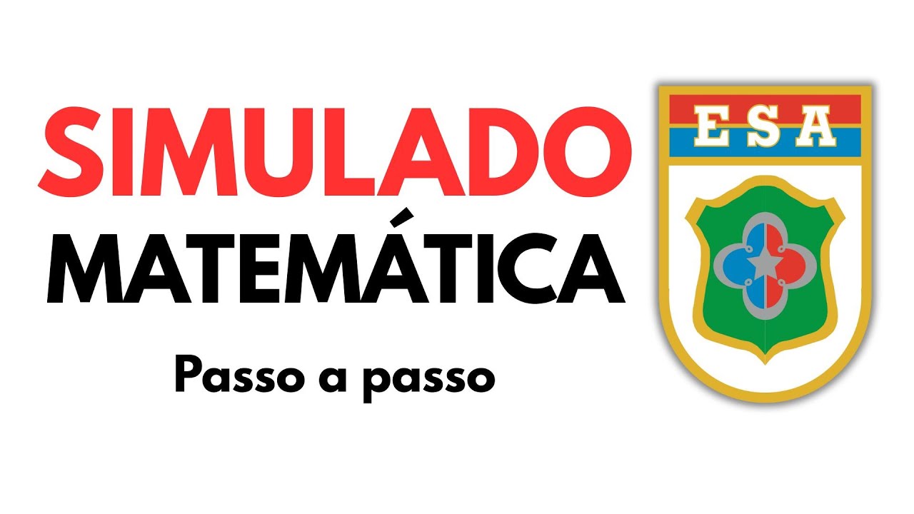 Simulado para RETA FINAL da ESA (Passo a passo dirigido)