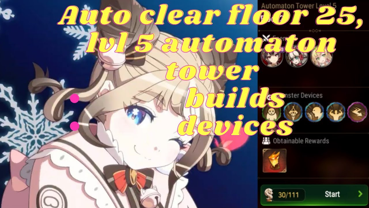 [Epic Seven] - Choux solo automaton Tower Level 5 floor 25 {brass season}