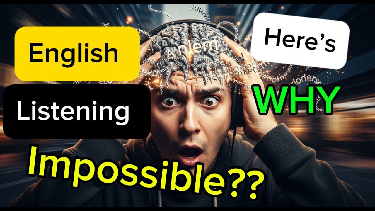 English Listening IMPOSSIBLE? Here's Why Native Speakers Sound Fast