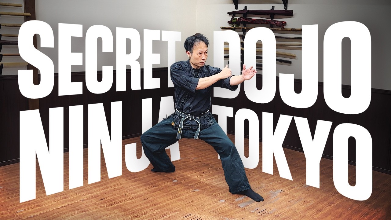 Secret NINJA dojo in Tokyo - Bujinkan Ninjutsu Tezuka Wataru