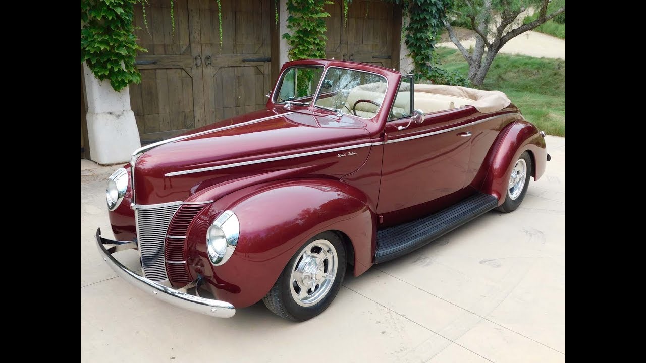 1940 Ford Deluxe Convertible All Steel Resto-Mod