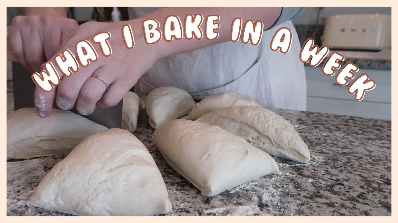 what I bake in a week / sourdough starter recipes / bulk baking