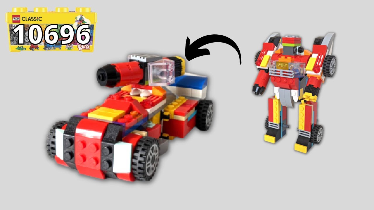 Как Собрать LEGO Трансформирующегося Меха 2 (10696)