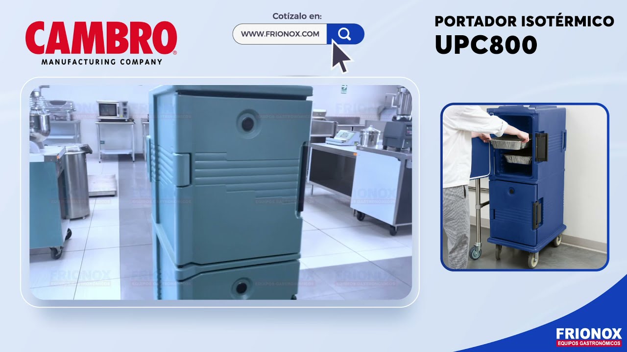 UPC800 CAMBRO PERU - PORTADOR ISOTERMICO | UNBOXING EN ESPAÑOL | FRIONOX