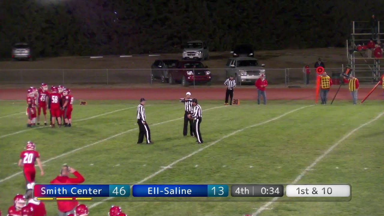 Smith Center Redmen Vs. Ell-Saline Cardinals Football