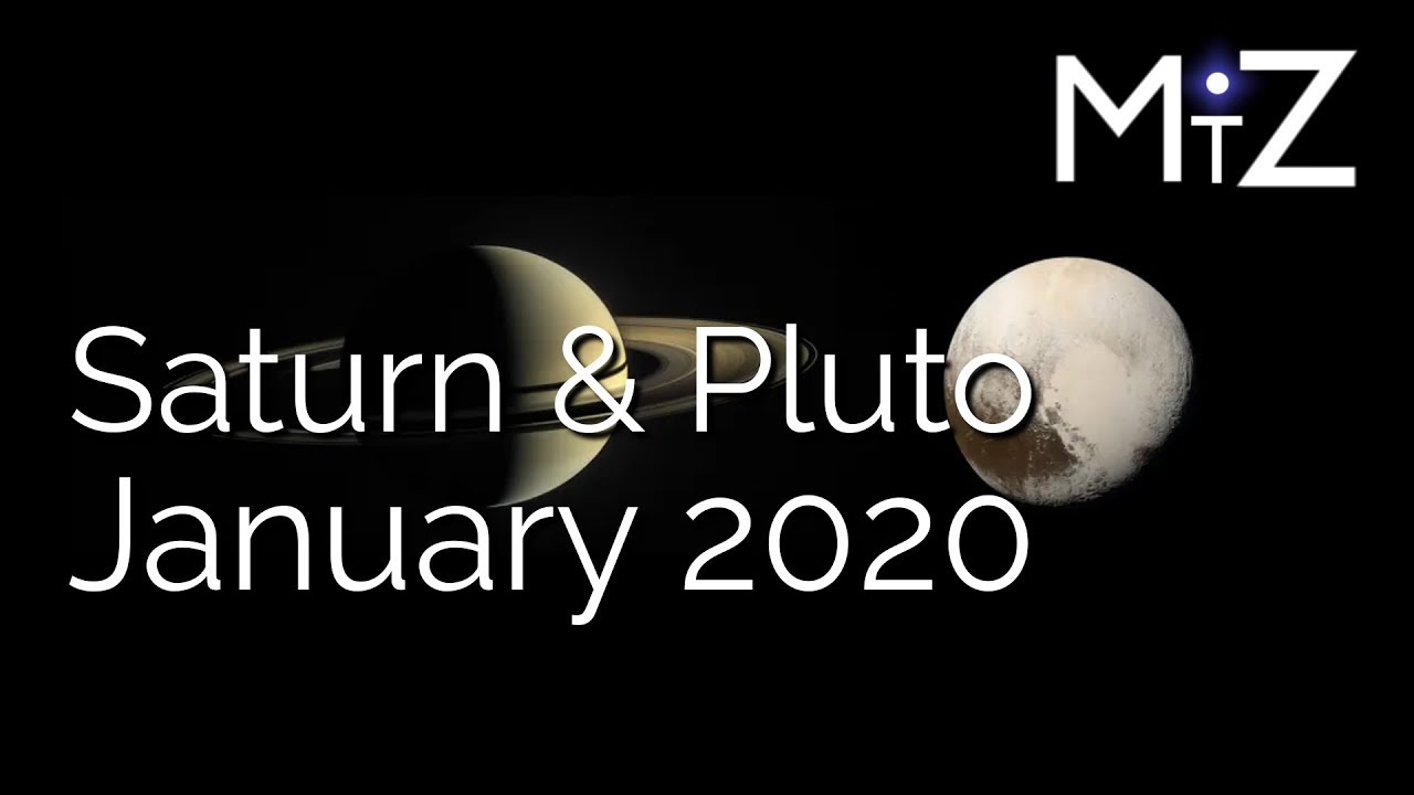 Saturn Conjunct Pluto | Sunday January 12th 2020 | True Sidereal Astrology
