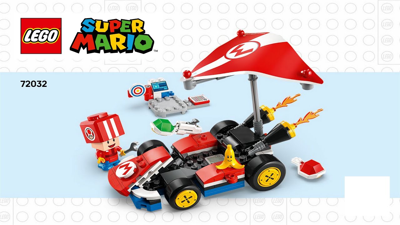 🔥 LEGO instructions 🔥 Super Mario 🔥 72032 🔥 Mario Kart&trade; &ndash; Standard Kart 🔥