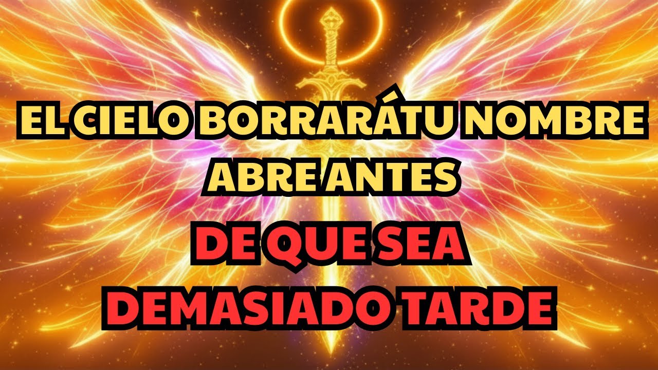 EL ELEGIDO, EL ARCÁNGEL MIGUEL DICE: ESTE ES TU ÚLTIMO AVISO…