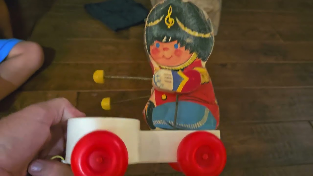 Antique drummer boy toy
