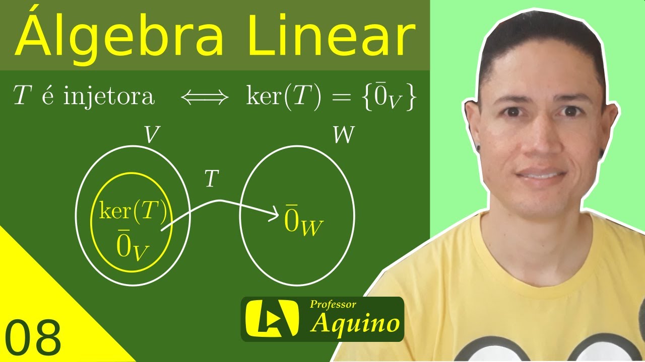 Transformação Linear Injetora. | 08. Álgebra Linear.