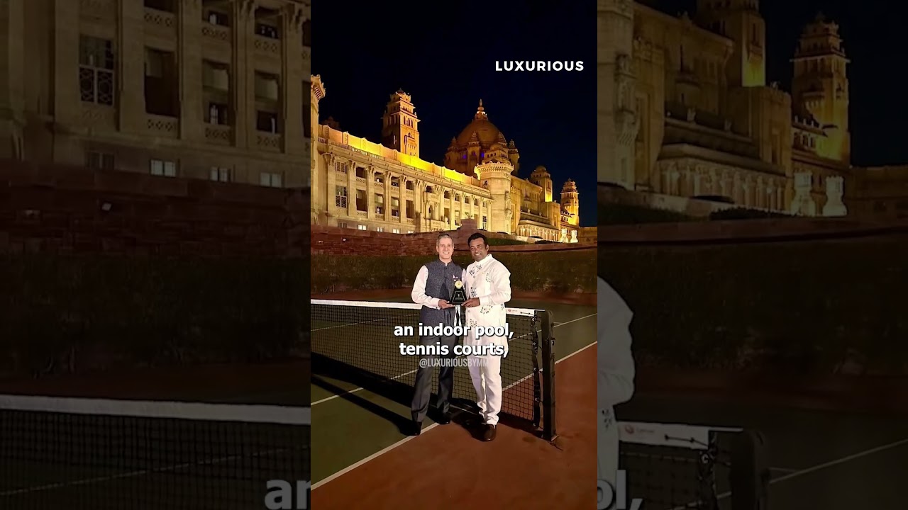 This Indian Palace Is One Of The World's Largest Private Residences  #luxurious #architecture