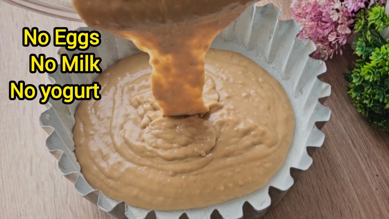 ✅️ ولا حبة بيض⁉️ولا حليب ولا ياغورت الكيكة لي عملات ضجة في مواقع التواصل الاجتماعي 🍰#no eggs