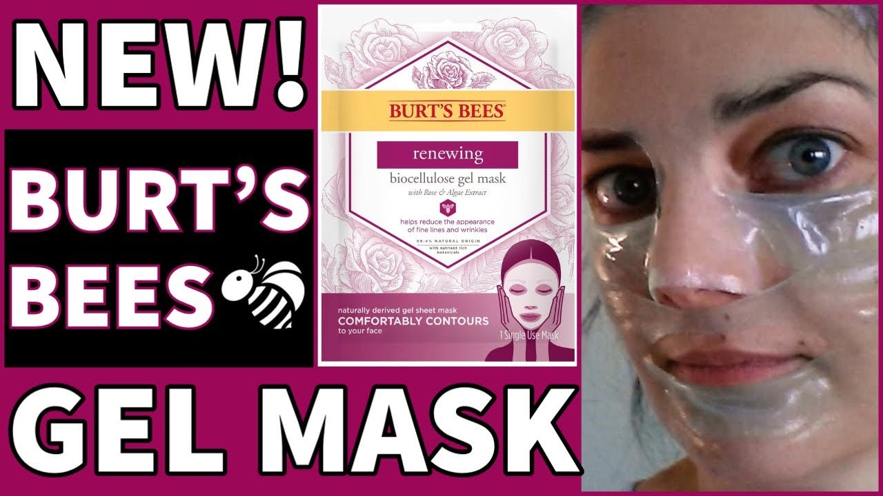 Обновляющая биоцеллюлозная гелевая маска Burt's Bees