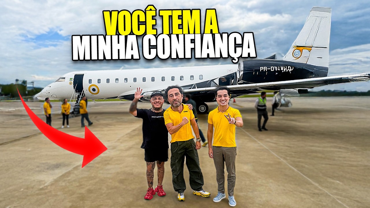 VOU FAZER MEU ANIVERSÁRIO NO JATINHO DO JOÃO ADIBE!