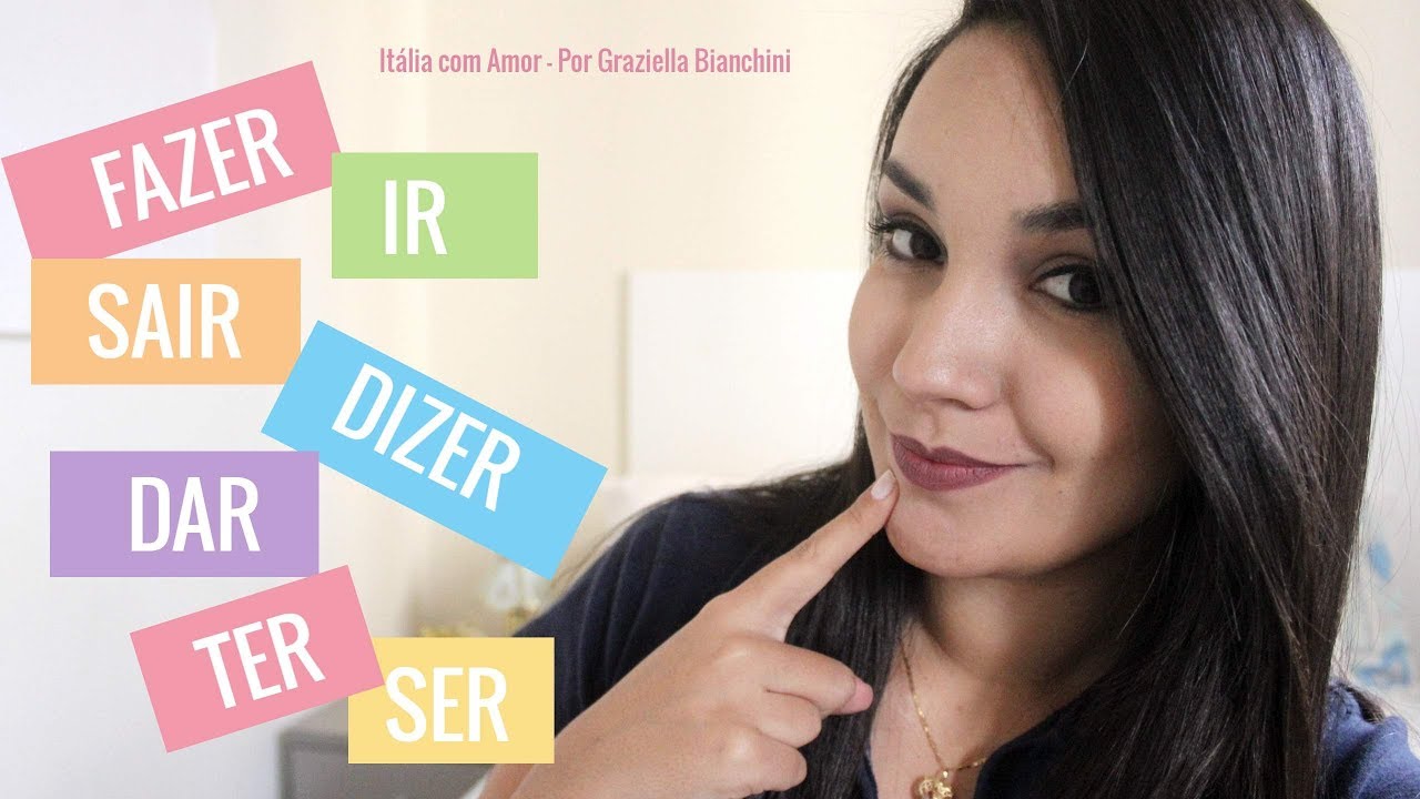 Imparando l'italiano - Conjugando VERBOS IRREGULARES - Aula 8 | Itália com amor ♡
