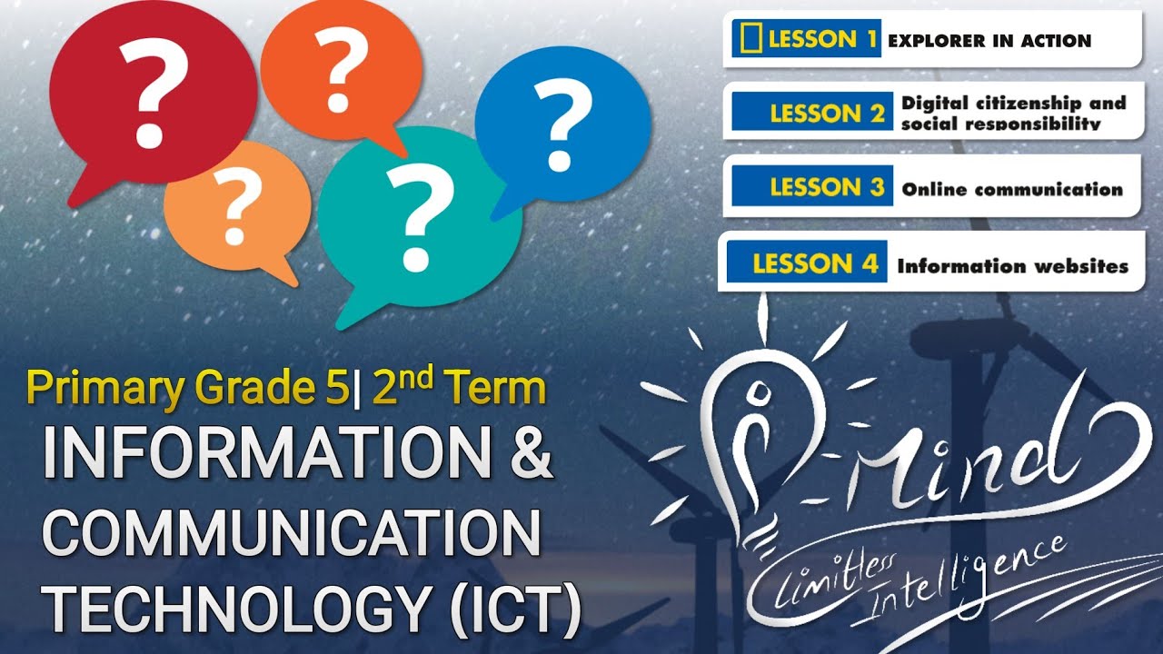 ICT Grade 5 💡 Questions and Answers Theme 3 - 4 lessons | 2nd Term | Theme 3