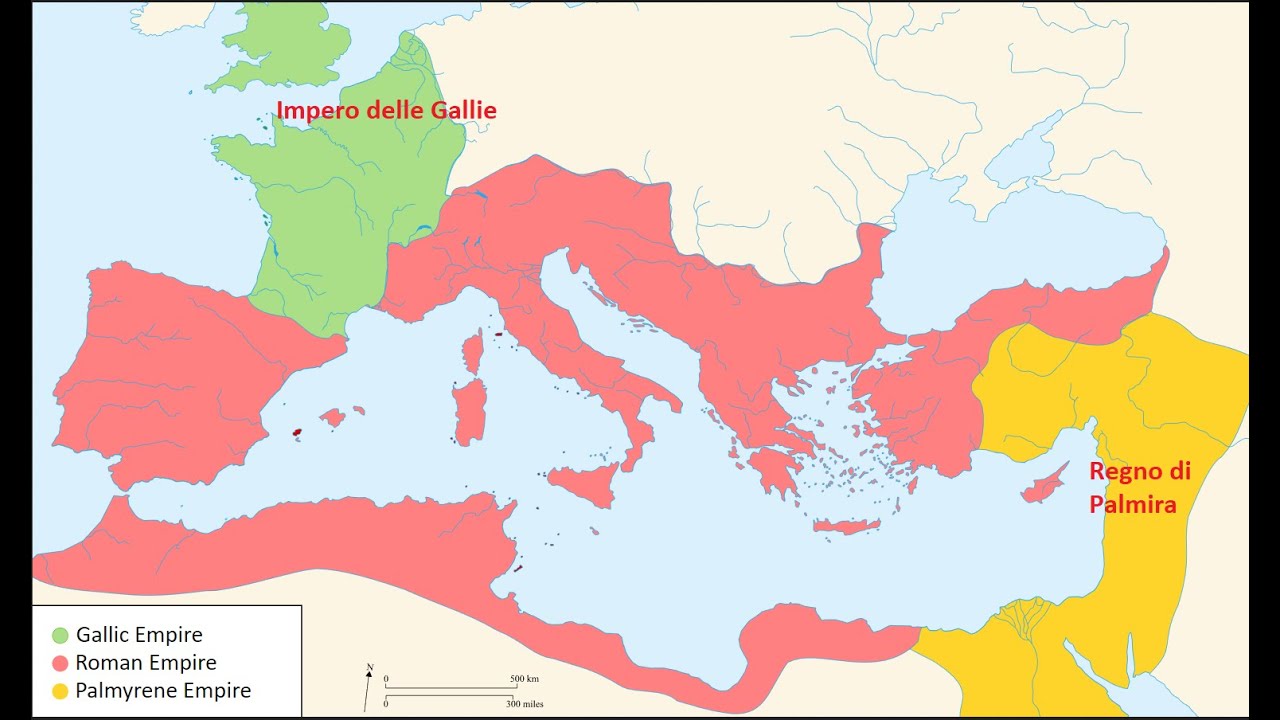 Impero delle Gallie e Regno di Palmira - La Crisi dell'Impero Romano nel III Secolo d.C.
