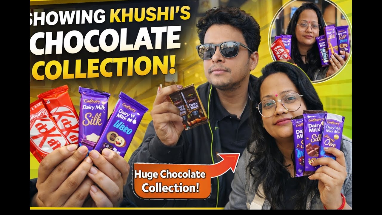Khushi’s Chocolate Collection 🍫  @CadburyDairyMilkIn  #dairymilk @cadbury5starindia 