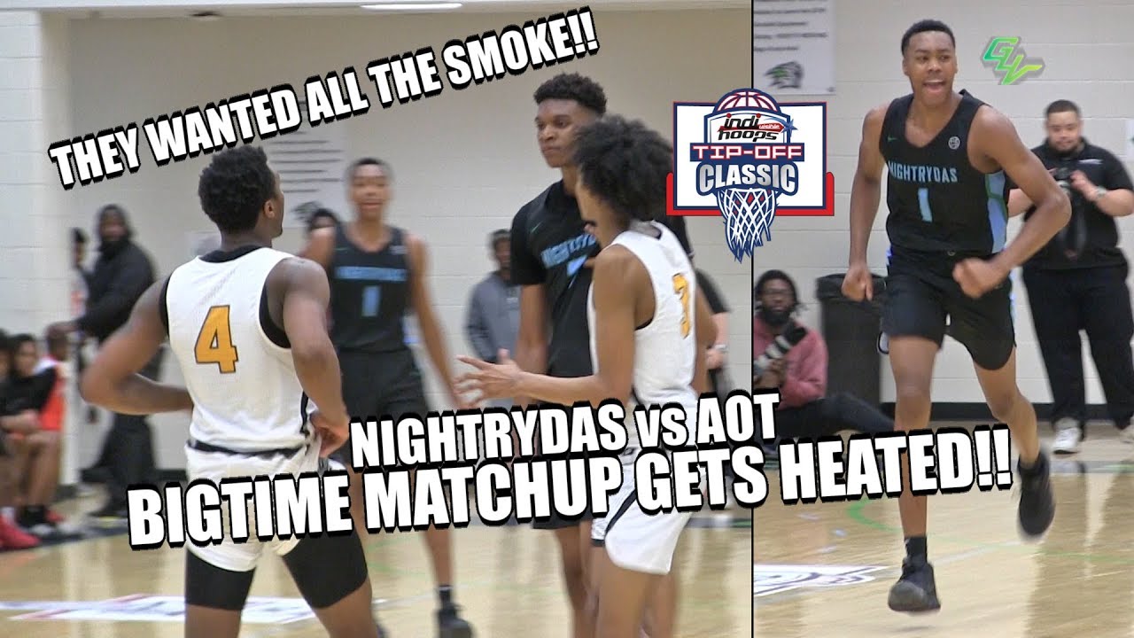 Nightrydas vs AOT GETS HEATED!! AAU SUPER TEAM LOADED With Talent!! | The Tip Off Classic