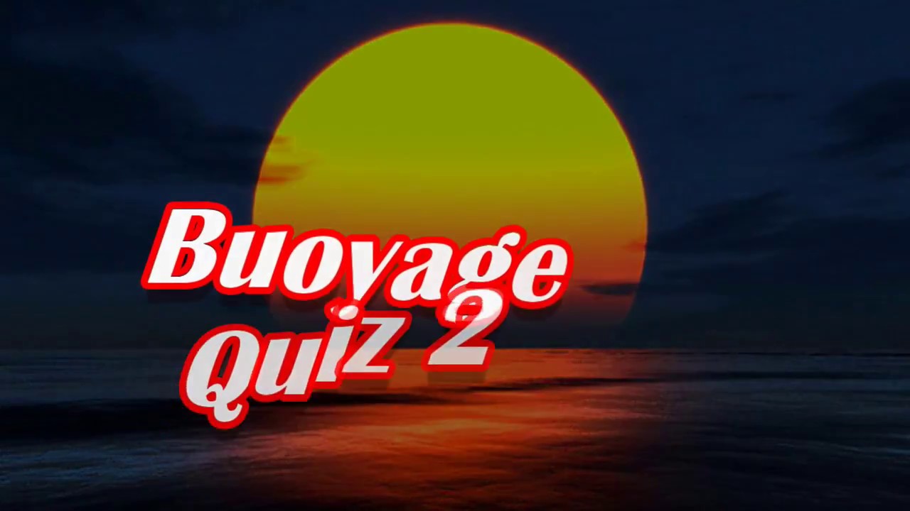 Quick Buoyage Quiz 2