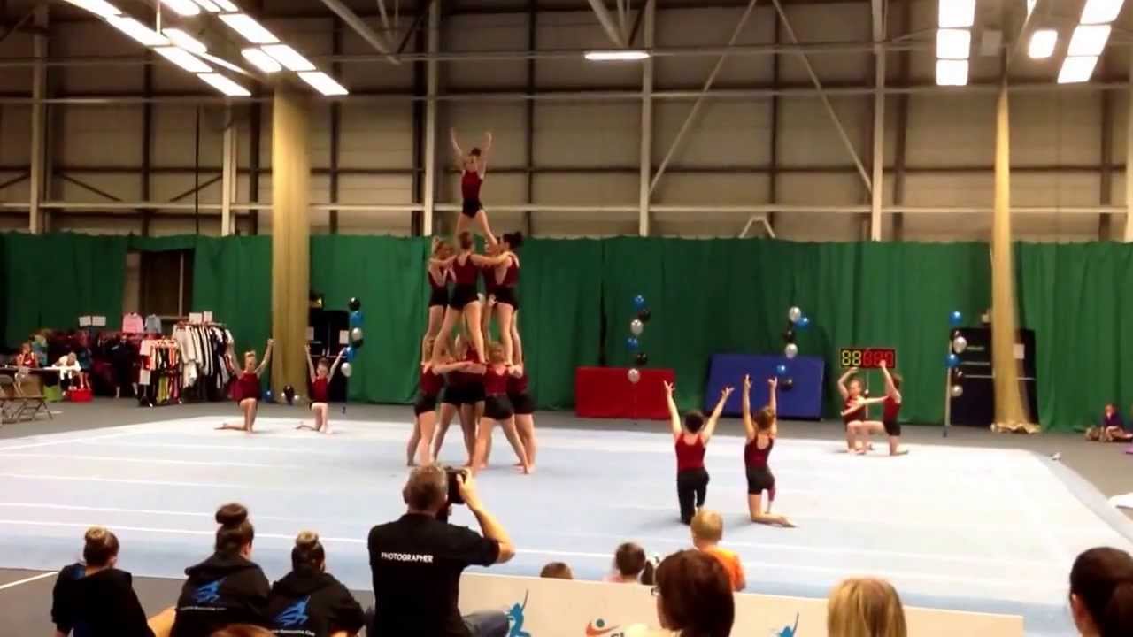 Illusion Gymnastics Club - Senior Team - Twilight Routine at Sapphires display 2013