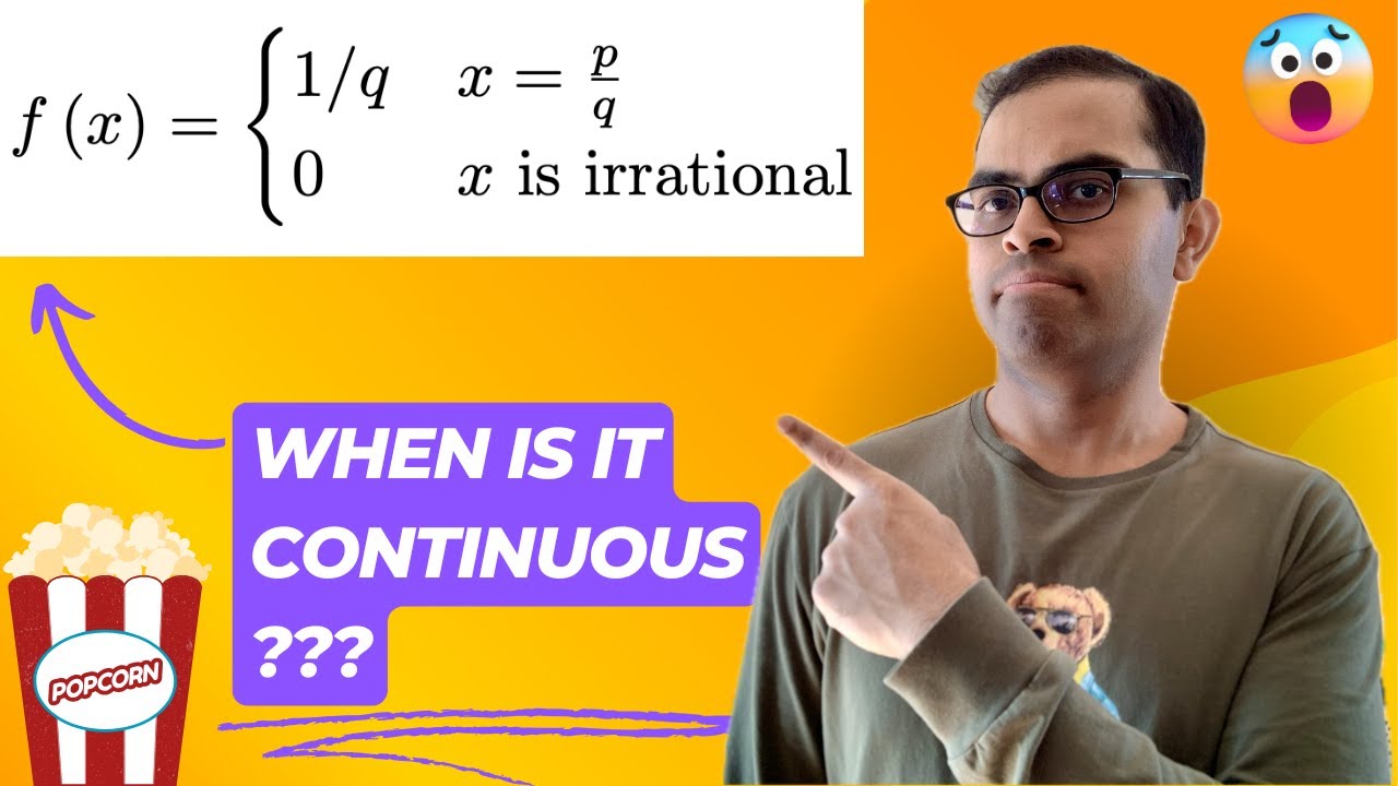 POPCORN FUNCTION: FAMOUS Calculus PROOF!