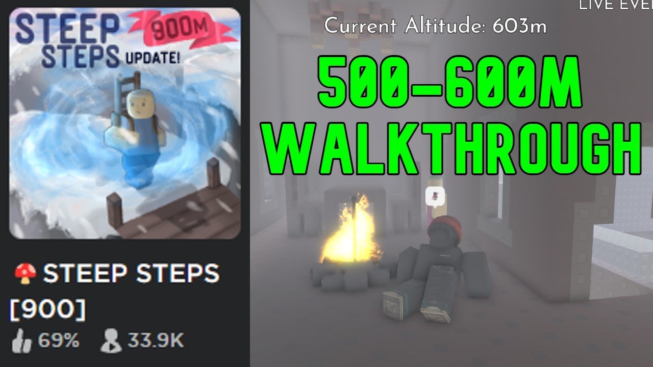 Steep Steps 500-600M WALKTHROUGH Part 6