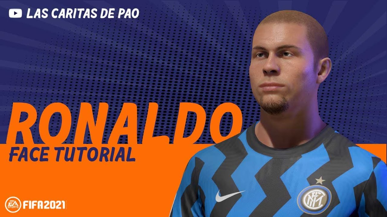 FIFA 21 | How to create face Ronaldo Nazario | PRO CLUBS | clubes pro | lookalike