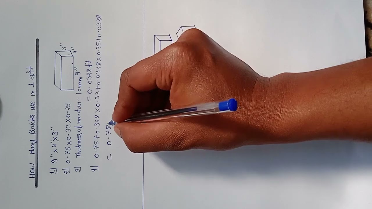 घर बनाने में कितना ईंट लगेगा? | Brick Calculation for House Construction