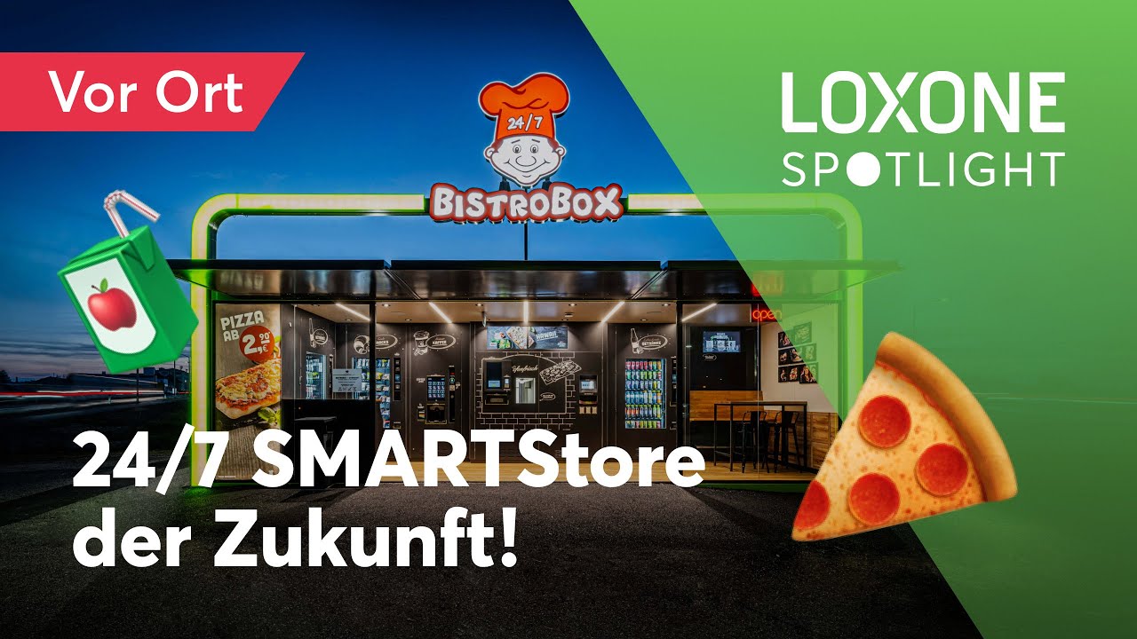 24/7 SMARTStore der Zukunft! 🍕 BistroBox & Loxone setzen neue Maßstäbe für Franchises [4K]