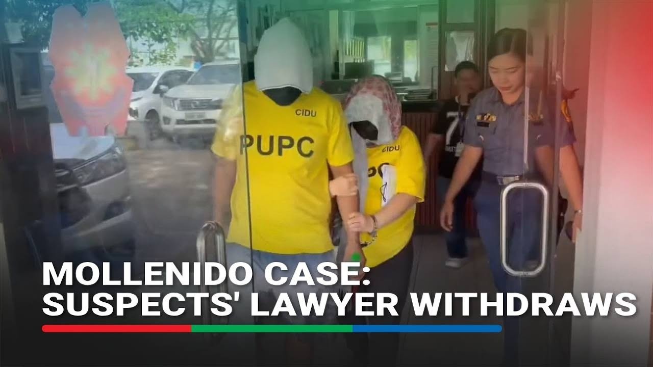 Abogado ng mga suspek sa pagpatay kay Mollenido at anak nito, umatras sa kaso