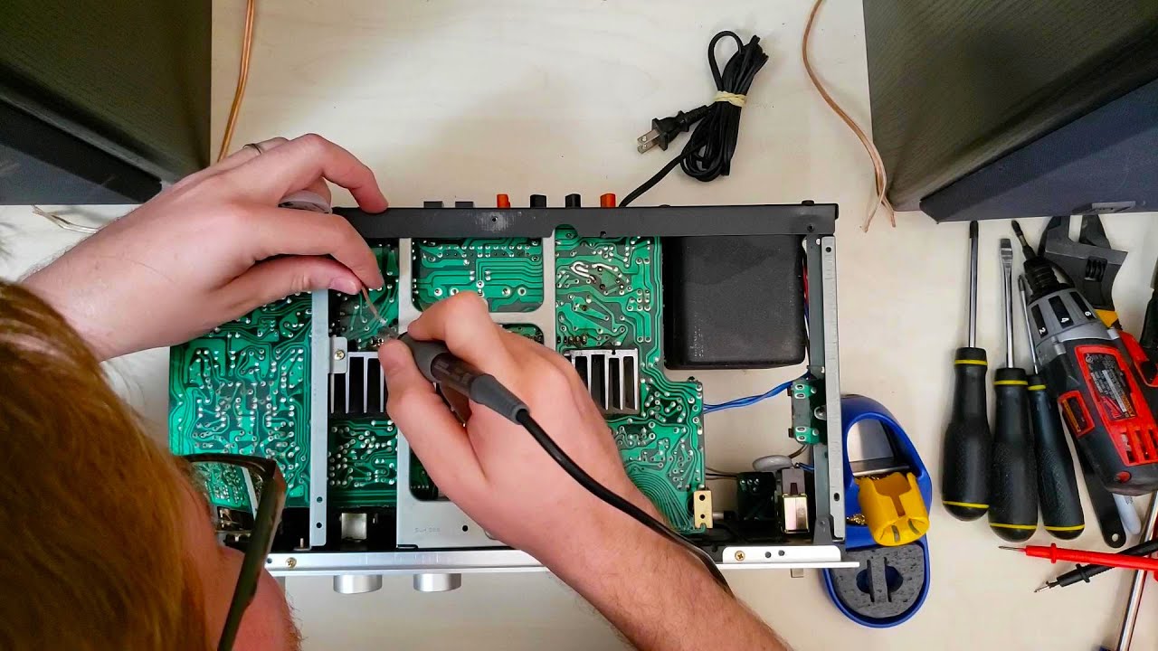 Technics SU-8055: STK-0050 Вспомогательная схема для поиска и устранения неисправностей