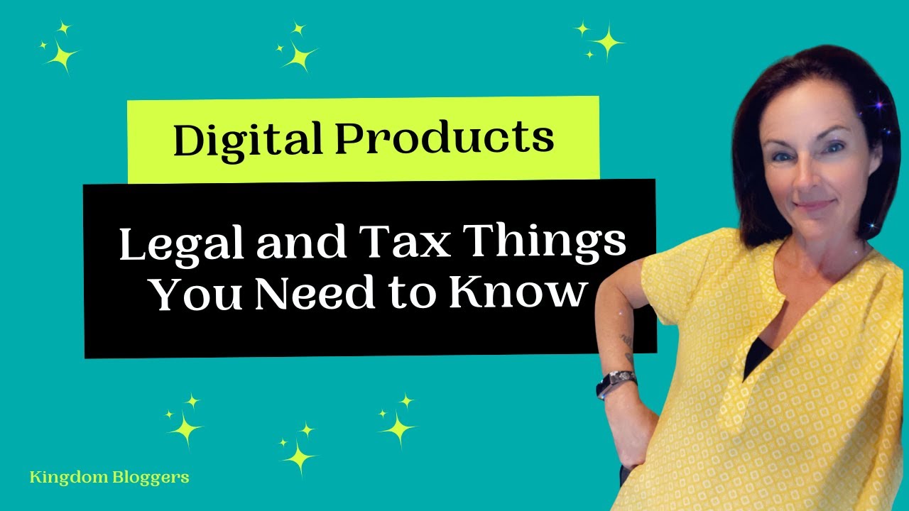 Legal and Tax Requirements for Selling Digital Products as a Christian Influencer